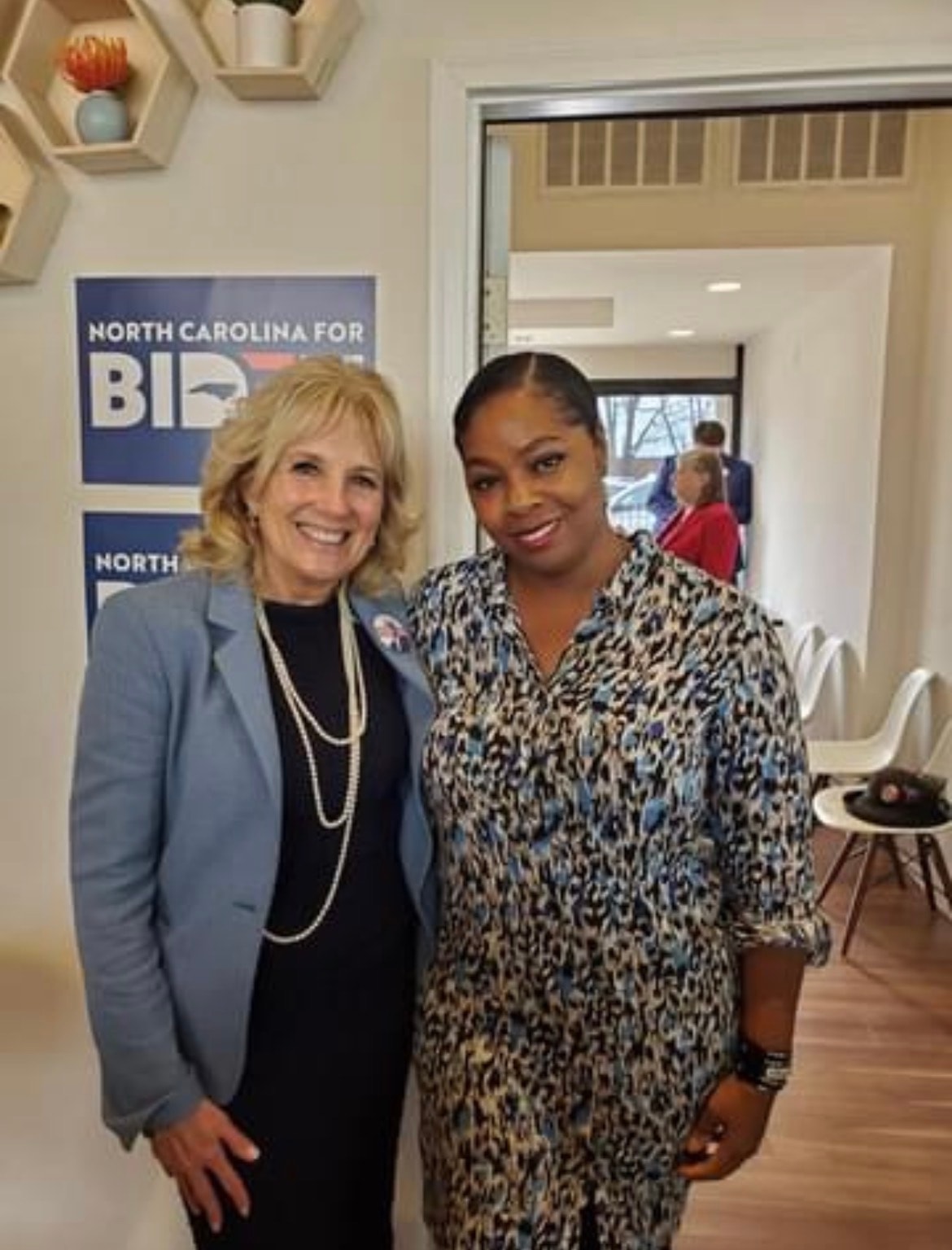 Monica R. Gibbs with First Lady Jill Biden